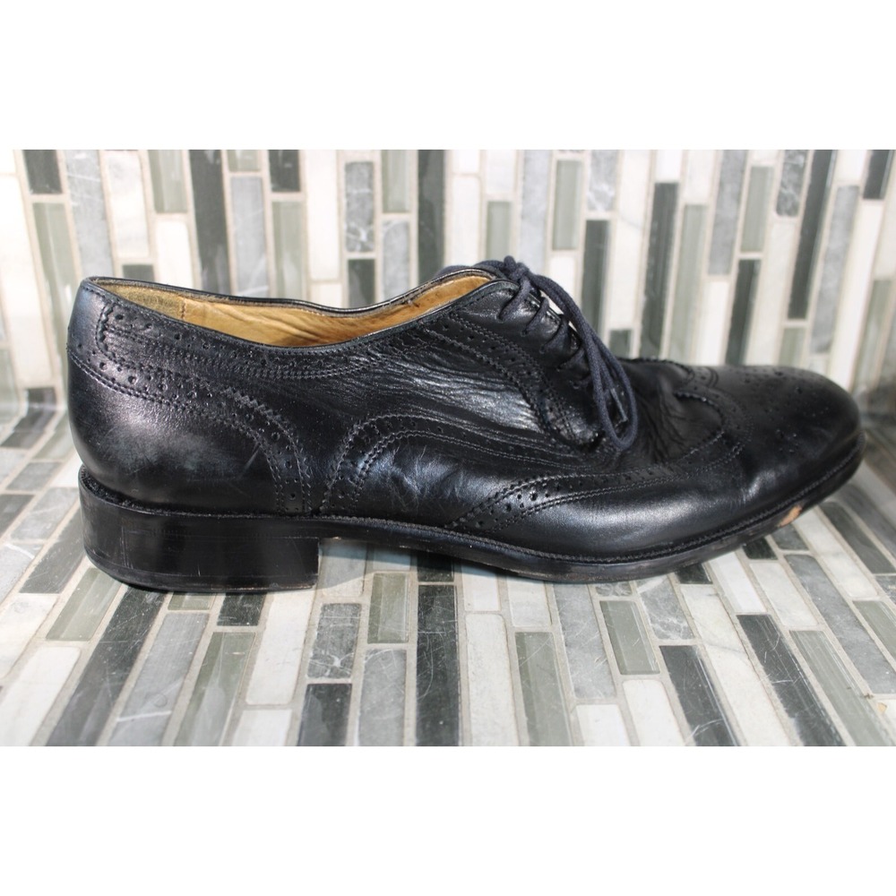 Truman Vero‎ Cuoio Black Dress Shoes Size 9.5